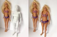 Barbie normál testmérettel